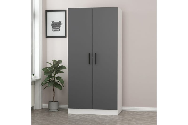 Garderobe Cambrian 90 cm - Hvit - Oppbevaring - Garderober & garderobesystem