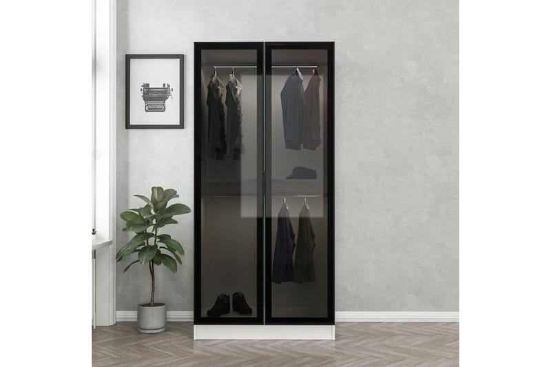 Garderobe Cambrian 90 cm - Hvit - Oppbevaring - Garderober & garderobesystem