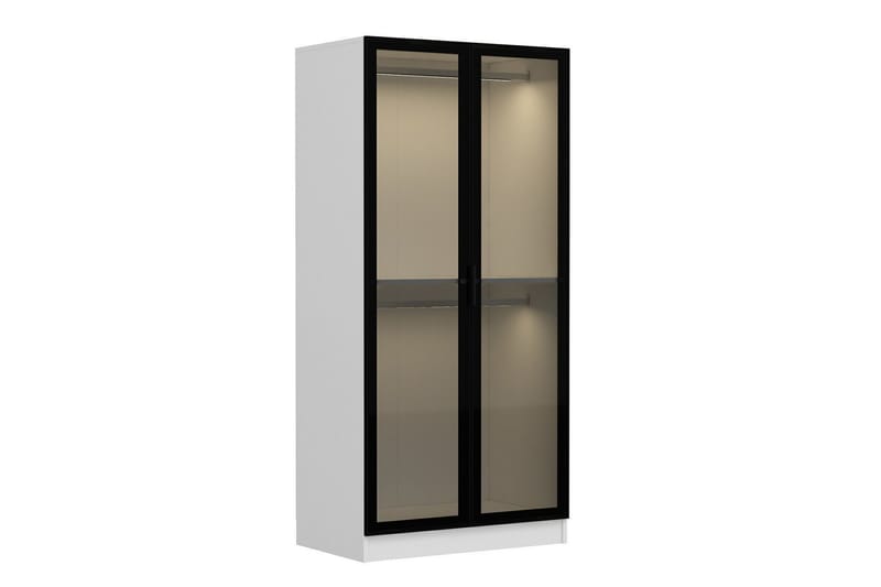 Garderobe Cambrian 90 cm - Hvit - Oppbevaring - Garderober & garderobesystem