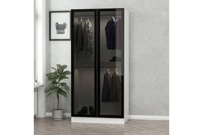 Garderobe Cambrian 90 cm - Hvit - Oppbevaring - Garderober & garderobesystem