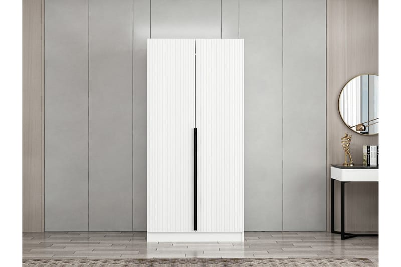 Garderobe Cambrian 90 cm - Hvit - Oppbevaring - Garderober & garderobesystem