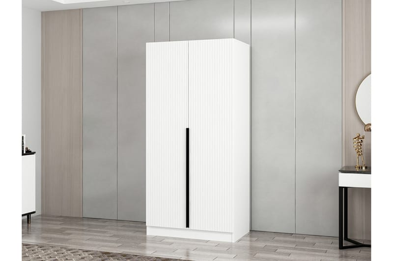 Garderobe Cambrian 90 cm - Hvit - Oppbevaring - Garderober & garderobesystem