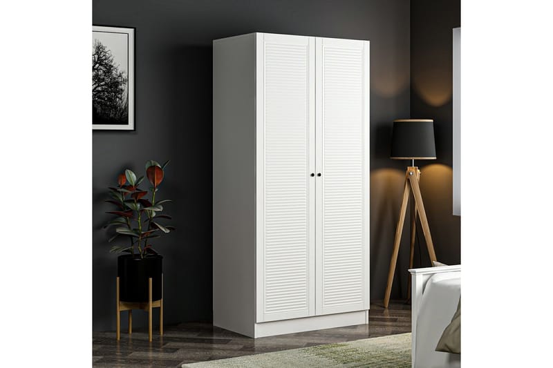 Garderobe Cambrian 90 cm - Hvit - Oppbevaring - Garderober & garderobesystem