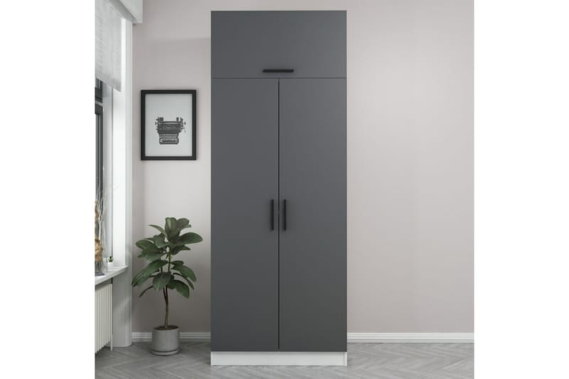 Garderobe Cambrian 90 cm - Hvit - Oppbevaring - Garderober & garderobesystem