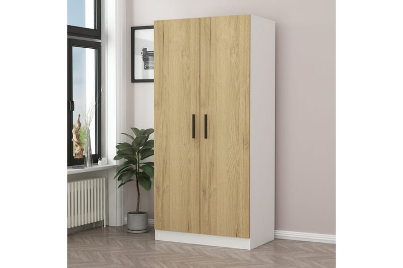 Garderobe Cambrian 90 cm - Valnøtt - Oppbevaring - Garderober & garderobesystem