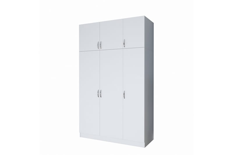 Garderobe Farmdon 6 Skap 55x145 cm - Hvit - Oppbevaring - Garderober & garderobesystem