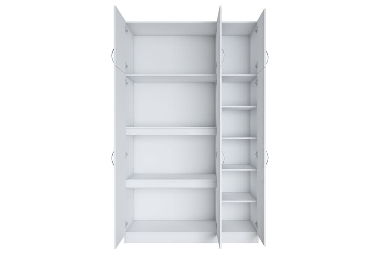 Garderobe Farmdon 6 Skap 55x145 cm - Hvit - Oppbevaring - Garderober & garderobesystem