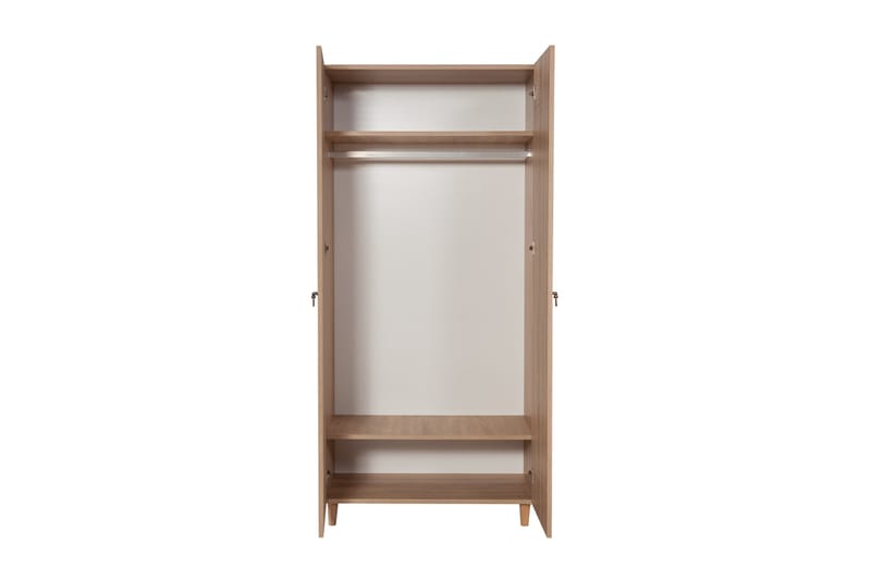 Garderobe Gillberga 90 cm - Brun - Oppbevaring - Garderober & garderobesystem