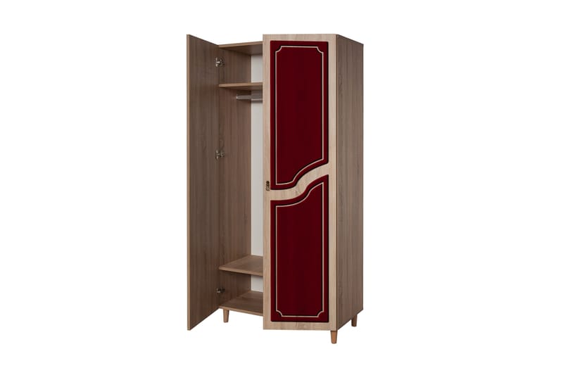 Garderobe Gillberga 90 cm - Brun - Oppbevaring - Garderober & garderobesystem