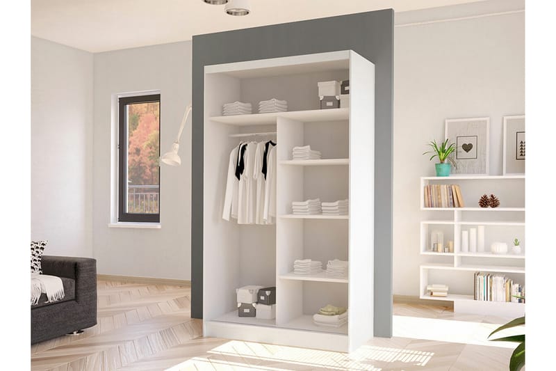 Garderobe Glenmore - Brun - Oppbevaring - Garderober & garderobesystem