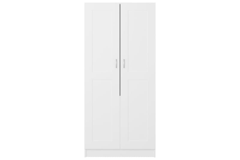 Garderobe hvit 82,5x51,5x180 cm sponplate - Hvit - Oppbevaring - Garderober & garderobesystem