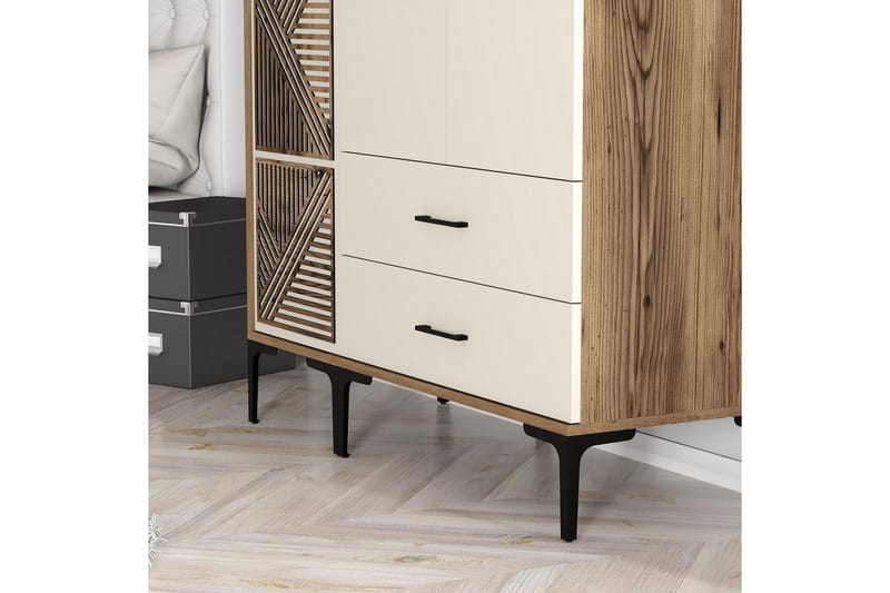 Garderobe Kumsal 120 cm - Cream - Oppbevaring - Garderober & garderobesystem