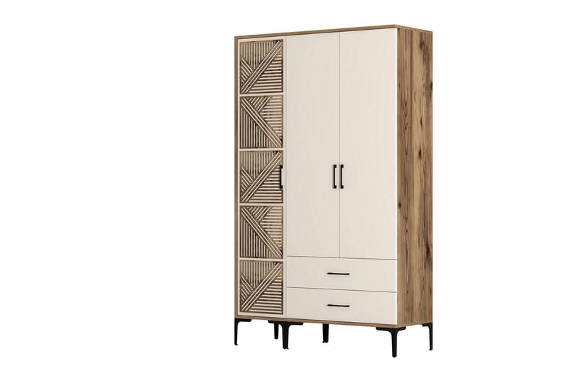 Garderobe Kumsal 120 cm - Cream - Oppbevaring - Garderober & garderobesystem