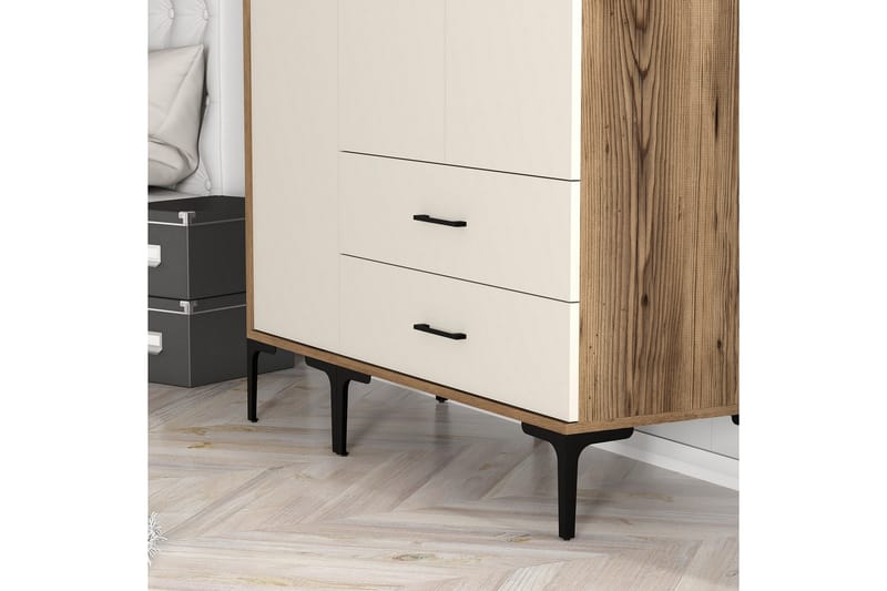 Garderobe Kumsal 120 cm - Cream - Oppbevaring - Garderober & garderobesystem