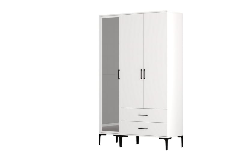 Garderobe Kumsal 120 cm - Hvit - Oppbevaring - Garderober & garderobesystem