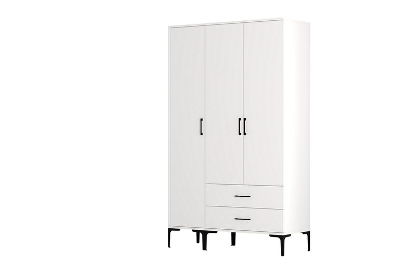 Garderobe Kumsal 120 cm - Hvit - Oppbevaring - Garderober & garderobesystem