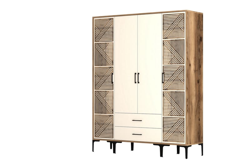 Garderobe Kumsal 160 cm - Cream - Oppbevaring - Garderober & garderobesystem