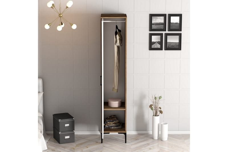 Garderobe Kumsal 40 cm - Hvit - Oppbevaring - Garderober & garderobesystem