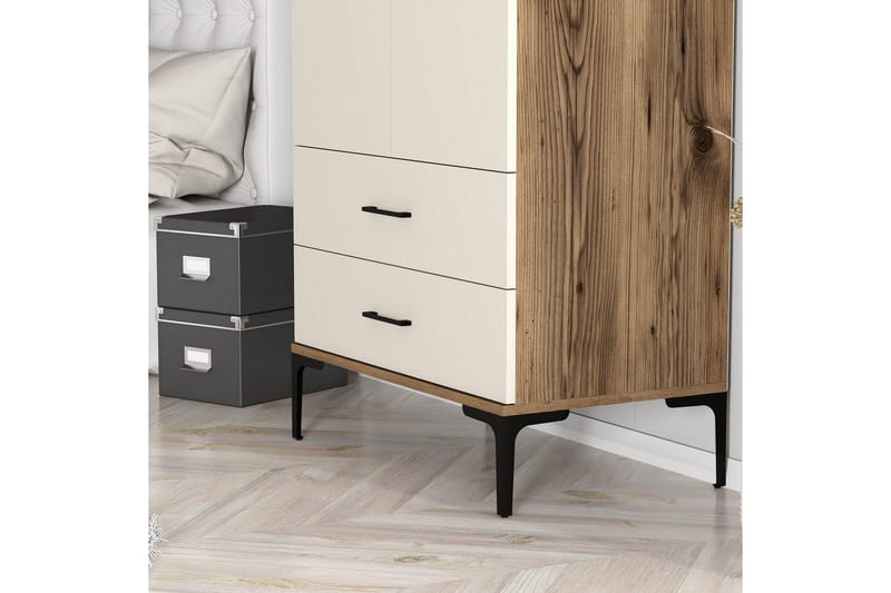 Garderobe Kumsal 80 cm - Cream - Oppbevaring - Garderober & garderobesystem