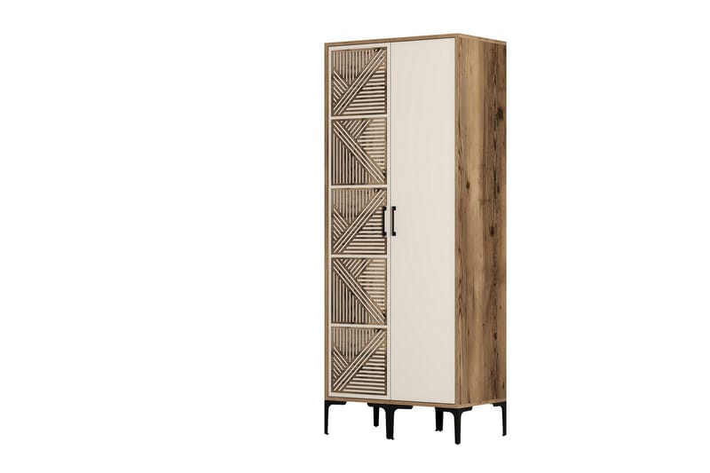 Garderobe Kumsal 80 cm - Cream - Oppbevaring - Garderober & garderobesystem