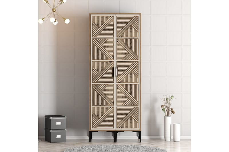 Garderobe Kumsal 80 cm - Cream - Oppbevaring - Garderober & garderobesystem