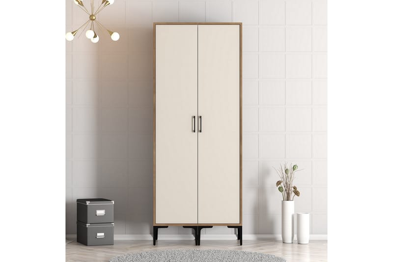 Garderobe Kumsal 80 cm - Cream - Oppbevaring - Garderober & garderobesystem