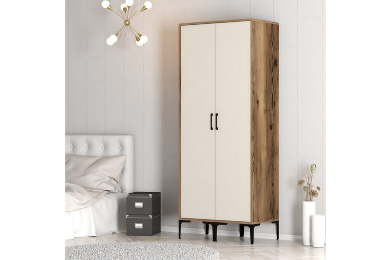 Garderobe Kumsal 80 cm - Cream - Oppbevaring - Garderober & garderobesystem