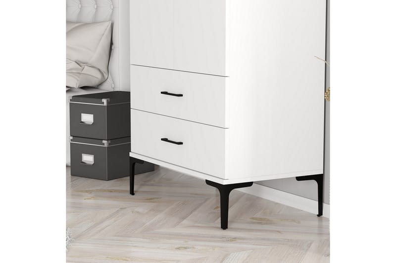 Garderobe Kumsal 80 cm - Hvit - Oppbevaring - Garderober & garderobesystem