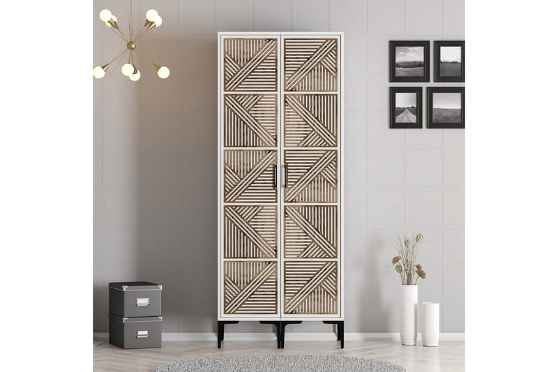 Garderobe Kumsal 80 cm - Hvit - Oppbevaring - Garderober & garderobesystem