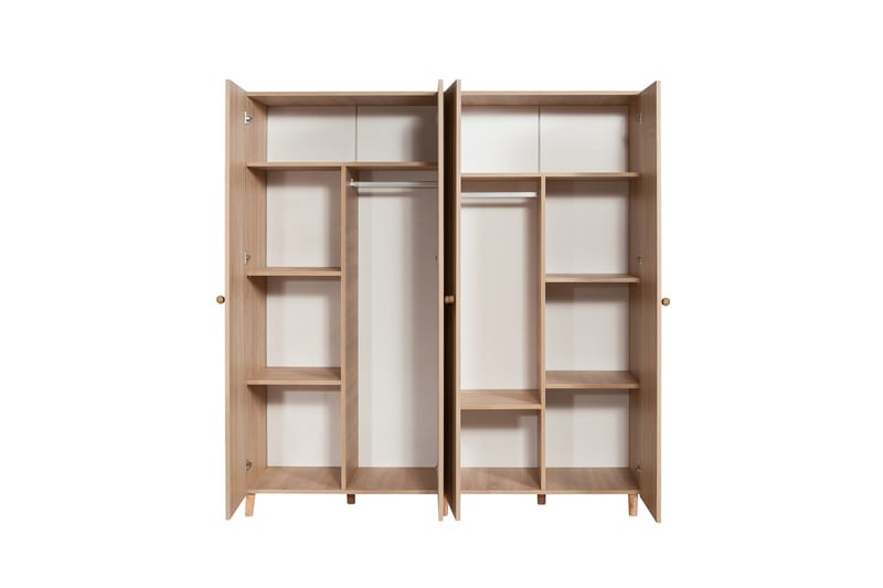 Garderobe Loni 180 cm - Brun - Oppbevaring - Garderober & garderobesystem