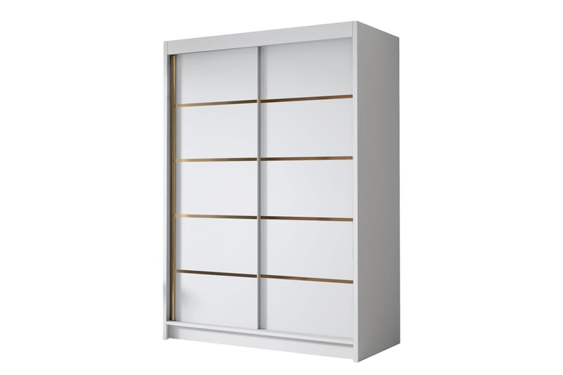 Garderobe Lungotz 120x200 cm - Hvit - Oppbevaring - Garderober & garderobesystem