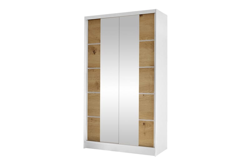 Garderobe m. Speil Glenmore - Hvid - Oppbevaring - Garderober & garderobesystem