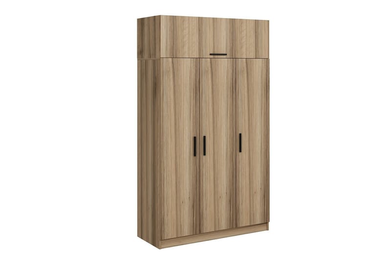 Garderobe Minar 135 cm - Brun - Oppbevaring - Garderober & garderobesystem