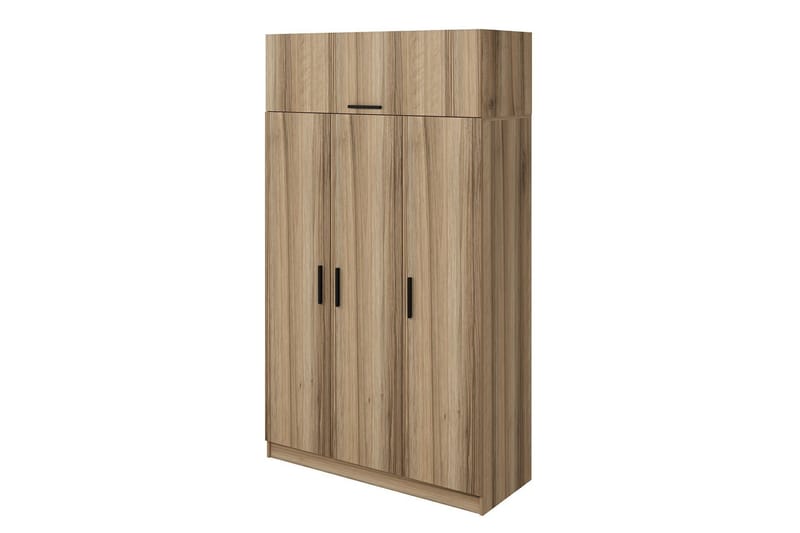 Garderobe Minar 135 cm - Brun - Oppbevaring - Garderober & garderobesystem