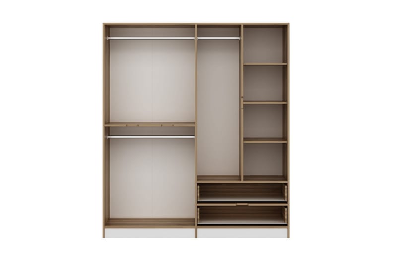 Garderobe Munna 180 cm - Hvit - Oppbevaring - Garderober & garderobesystem