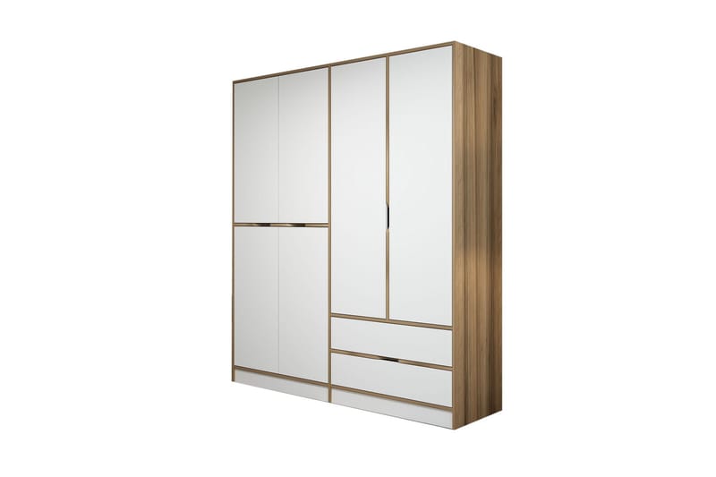 Garderobe Munna 180 cm - Hvit - Oppbevaring - Garderober & garderobesystem