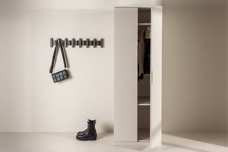 Garderobe Nice 60x177 cm Beige - Venture Home - Garderober & garderobesystem - Garderobeskap