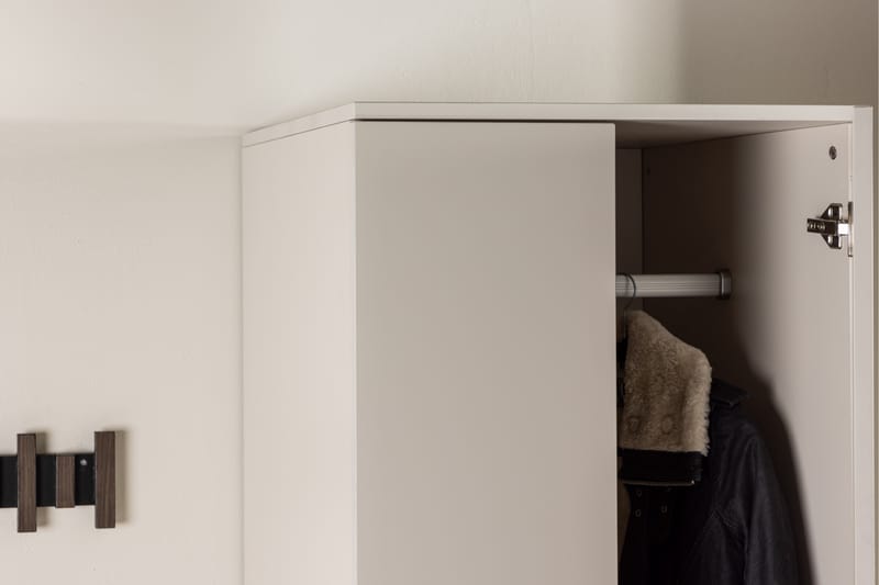 Garderobe Nice 60x177 cm Beige - Venture Home - Garderober & garderobesystem - Garderobeskap