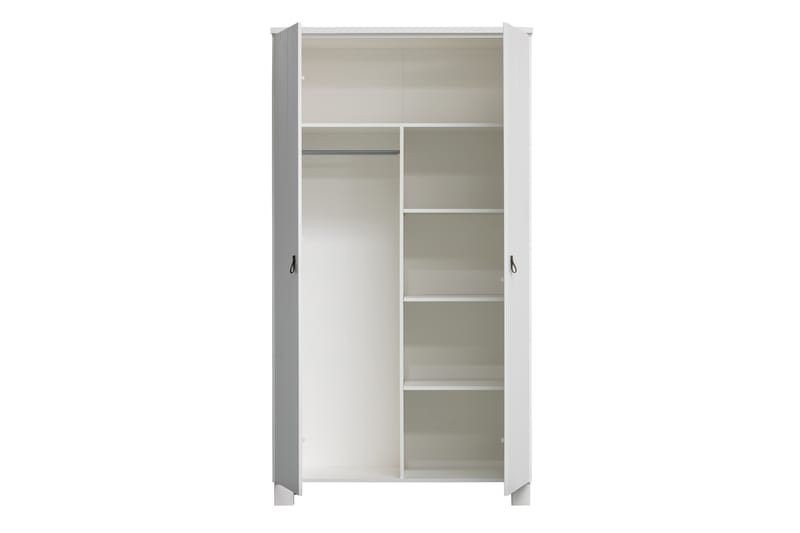 Garderobe Rawsone 55x111 cm - Hvit - Oppbevaring - Garderober & garderobesystem