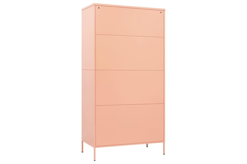 Garderobe rosa 90x50x180 cm stål - Rosa - Oppbevaring - Garderober & garderobesystem