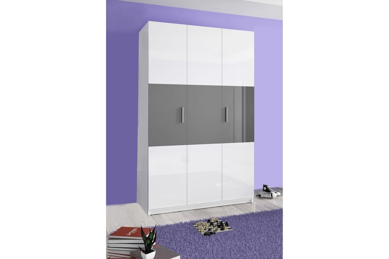 Garderobe Salathiel 120 cm - Svart - Oppbevaring - Garderober & garderobesystem