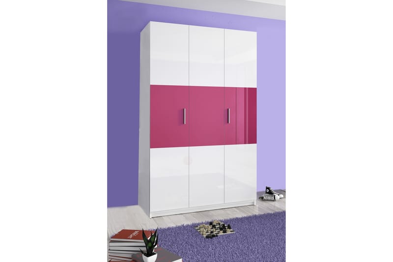 Garderobe Senyk 120 cm - Rosa - Oppbevaring - Garderober & garderobesystem