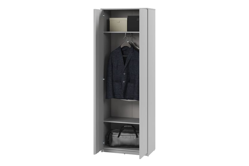 Garderobe Simply 69 cm - Grå - Oppbevaring - Garderober & garderobesystem