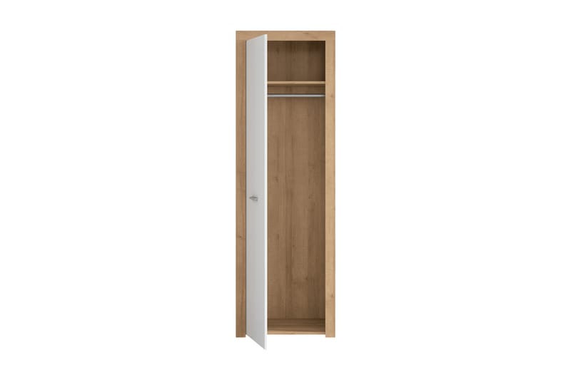 Garderobe Sitar - Tre|natur|Hvit - Garderober & garderobesystem - Garderobeskap