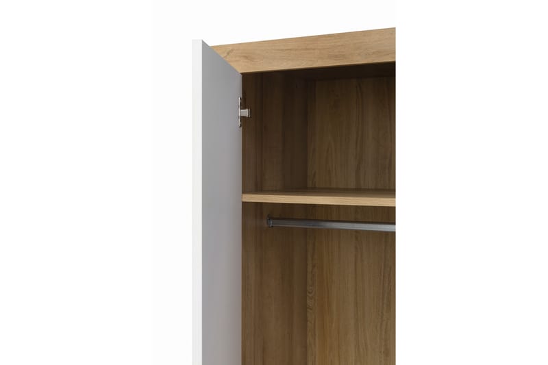 Garderobe Sitar - Tre|natur|Hvit - Oppbevaring - Garderober & garderobesystem