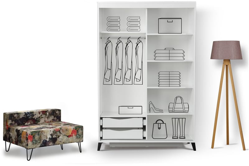 Garderobe Skoglund 120 - Oppbevaring - Garderober & garderobesystem