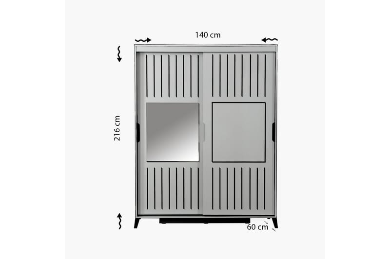 Garderobe Skoglund 130 - Oppbevaring - Garderober & garderobesystem