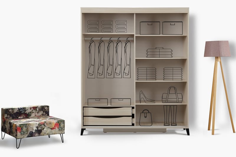 Garderobe Skoglund 150 - Oppbevaring - Garderober & garderobesystem