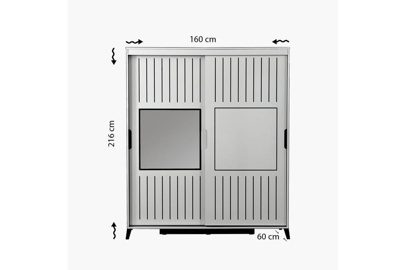 Garderobe Skoglund 160 - Oppbevaring - Garderober & garderobesystem