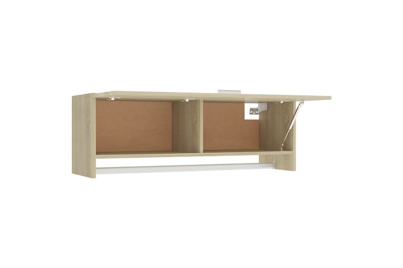 Garderobe sonoma eik 100x32,5x35 cm sponplate - Brun - Oppbevaring - Garderober & garderobesystem